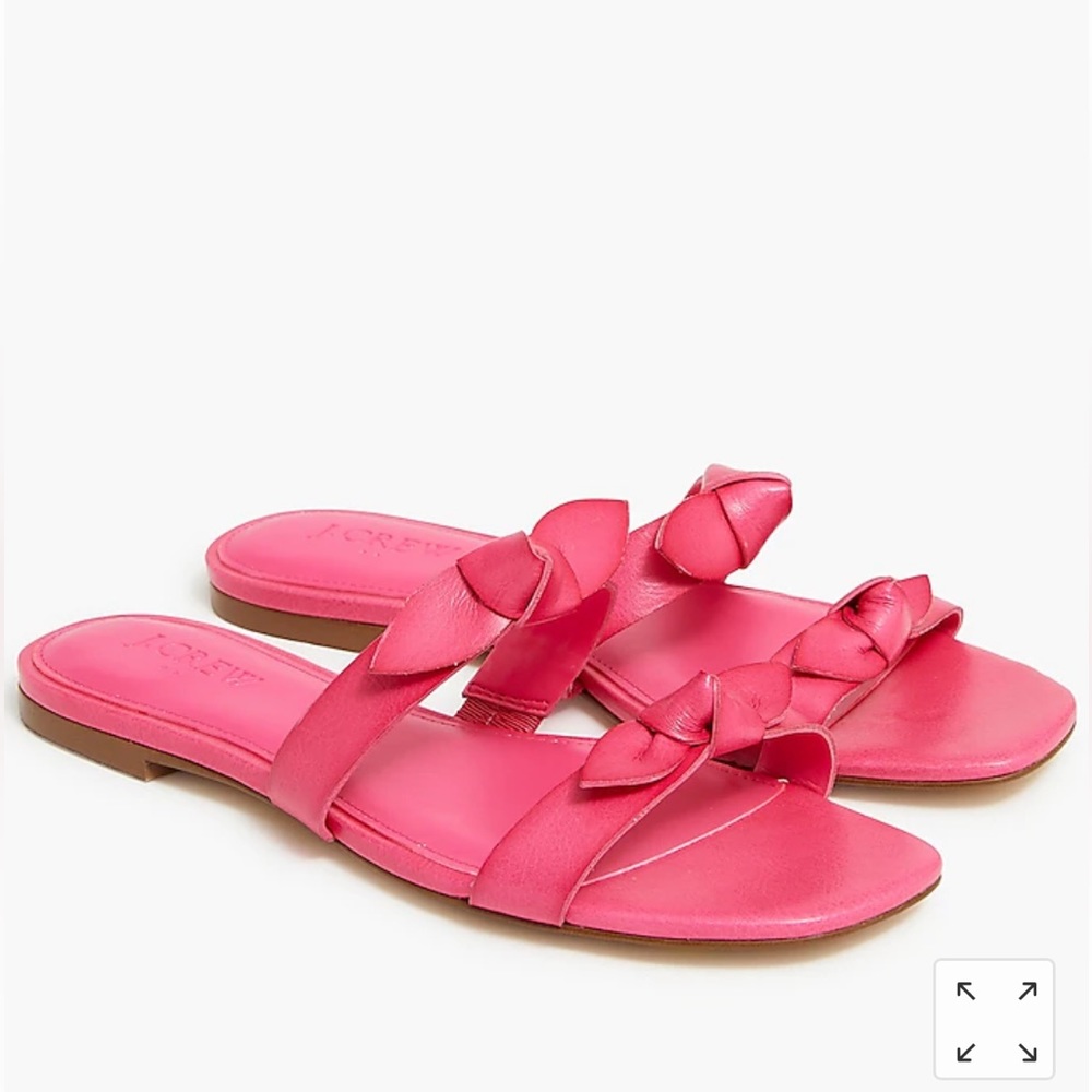 JCREW Knotted-bow sandals